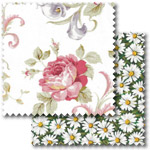 Floral patchwork fabric