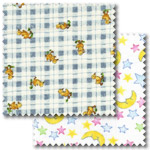 Nursery patchwork fabric