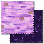 Purple patchwork fabric