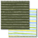 Striped patchwork fabric