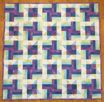 Cool rainbow quilt free pattern