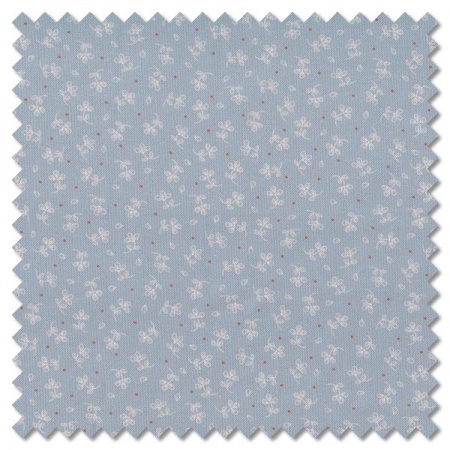 Grandma's Quilts - small flowers on blue (per 1/4 metre)