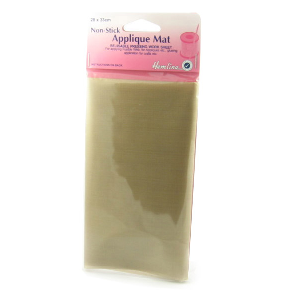 Reusable non stick applique mat