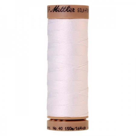 2000 - White Mettler Silk Finish 40 quilting thread 150m
