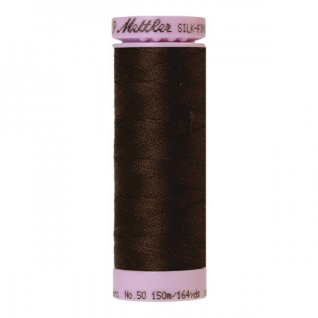 1002 - Very dark brown Mettler Silk-Finish Cotton 50 150m