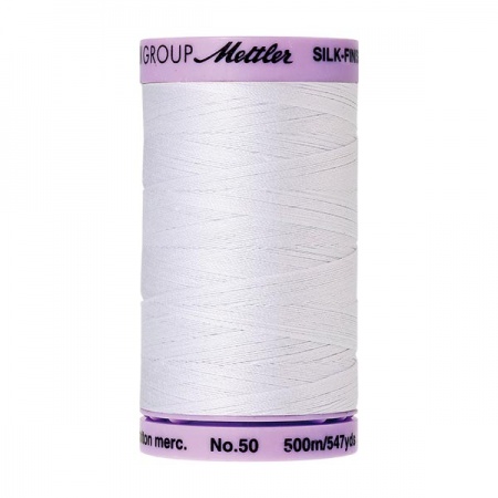 2000 - White Mettler Silk-Finish Cotton 50 500m