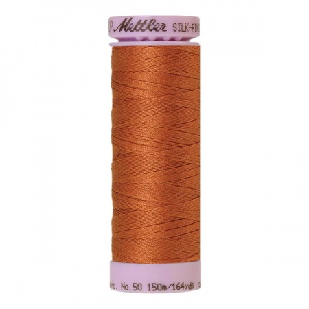2103- Amber brown Mettler Silk-Finish Cotton 50 150m