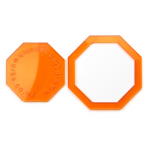 Acrylic octagon templates - 1 inch