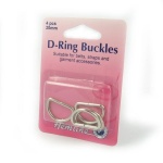 20mm silver D rings