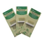Clover gold eye applique needles