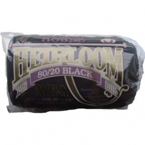 Hobbs Heirloom quilt wadding - queen size black