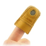 Clover leather coin thimble
