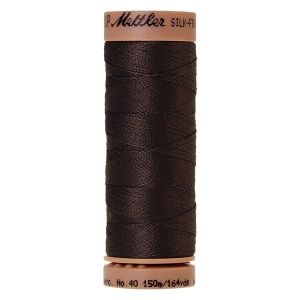 1382 - Black peppercorn Mettler Silk Finish 40 quilting thread 150m