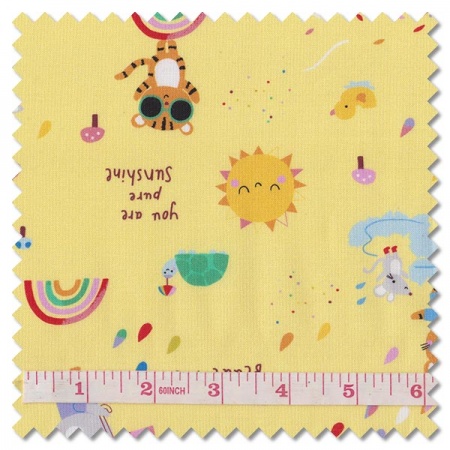 Whatever The Weather - all weather friends sunshine (per 1/4 metre)