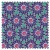 Henna - sunflower turquoise lilac (per 1/4 metre)