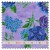 Luna Garden - spaced floral purple (per 1/4 metre)