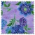 Luna Garden - spaced floral purple (per 1/4 metre)