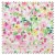 Spring Song - Spring florals white (per 1/4 metre)