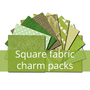 Square fabric charm packs