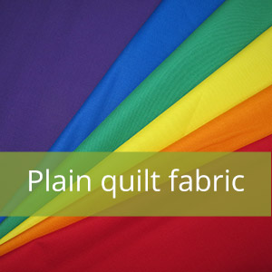 Plain patchwork fabric