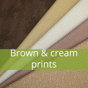 Cream and brown