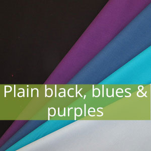 Plains - black, blues and purples