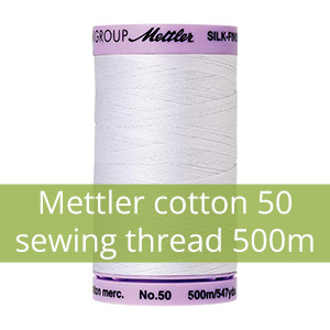 Mettler Cotton 50 sewing thread - 500m