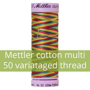 Mettler Cotton Multi 50 variagated thread