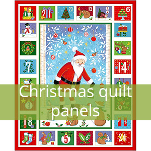Christmas quilt panels