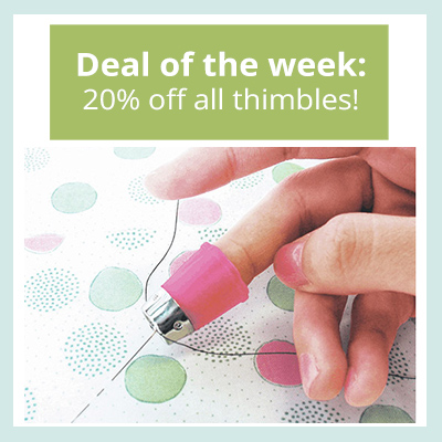 Deal of the week - 20% off all thimbles!