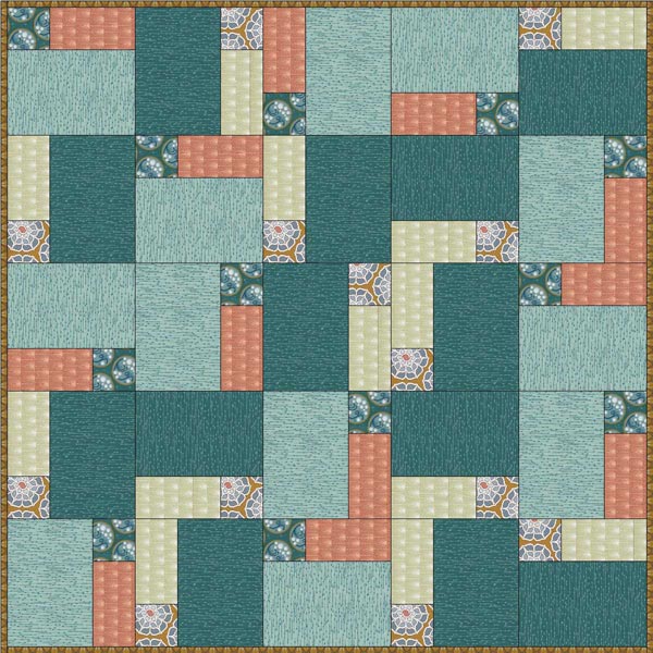 Cascade lap quilt free quilt pattern