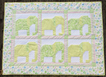 Elephant Cot Quilt free quilt pattern