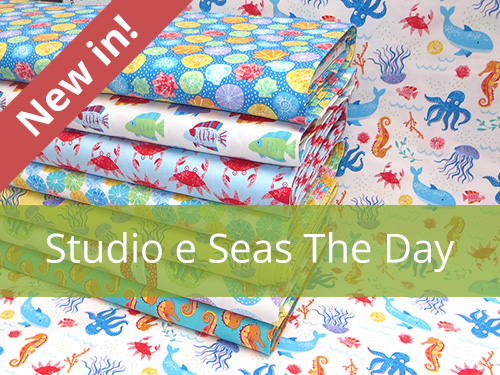 Studio e Seas The Day quilt fabrics