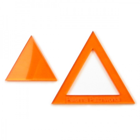 Acrylic triangle templates - 1.5 inch