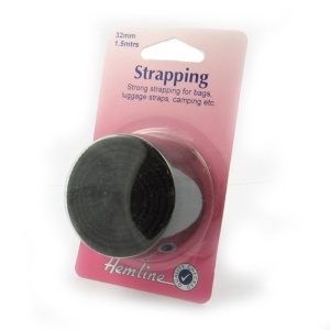 32mm strapping - black