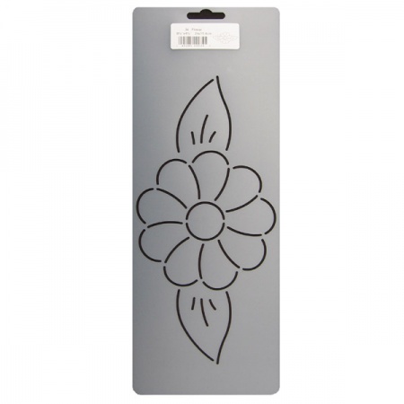 34 Flower quilting stencil 9.5 inch