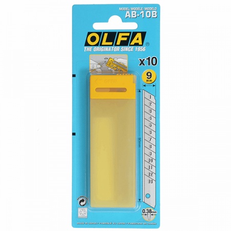 Olfa snap-off blade cutter spare blades (x10)