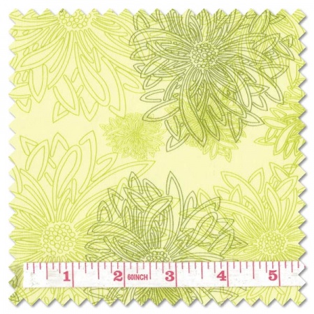 Floral Elements - green glow (per 1/4 metre)