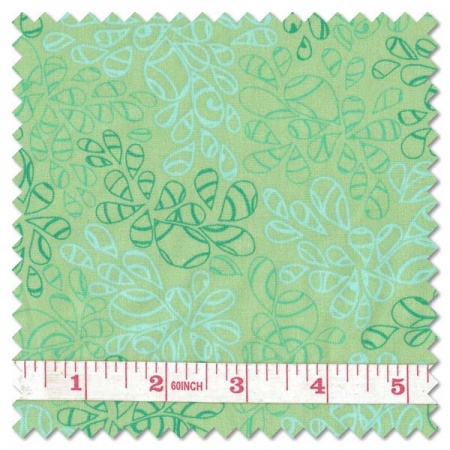 Nature Elements - blue green (per 1/4 metre)