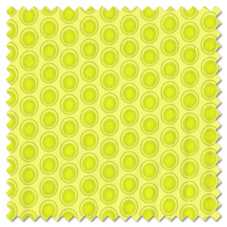Oval Elements - green apple (per 1/4 metre)