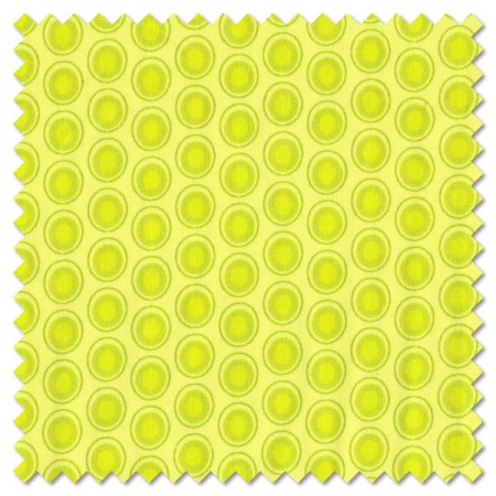 Oval Elements - green apple (per 1/4 metre)