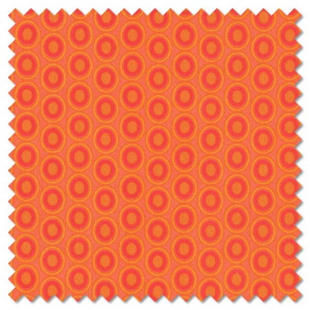 Oval Elements - tangerine tango (per 1/4 metre)