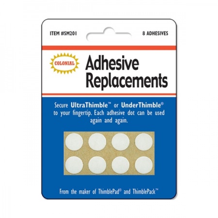 Adhesive replacements for UltraThimble/UnderThimble