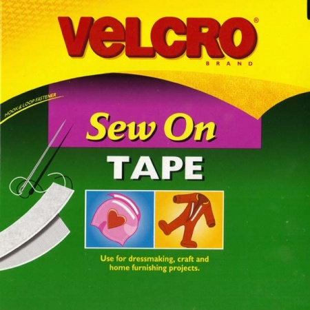 20mm Black Velcro (hook and loop tape) by the half metre