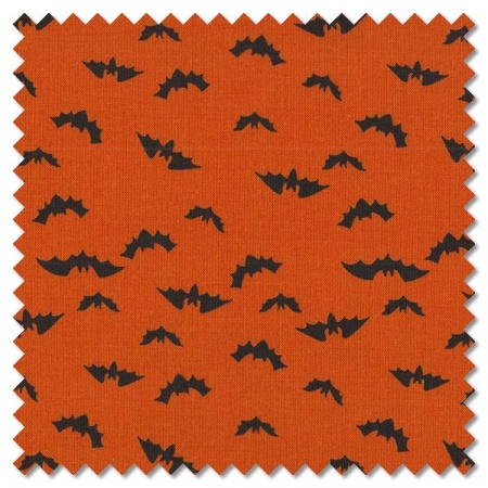 Bad To The Bone - bats orange (per 1/4 metre)