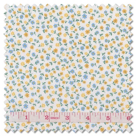 Country Cuttings - daisy yellow (per 1/4 metre)