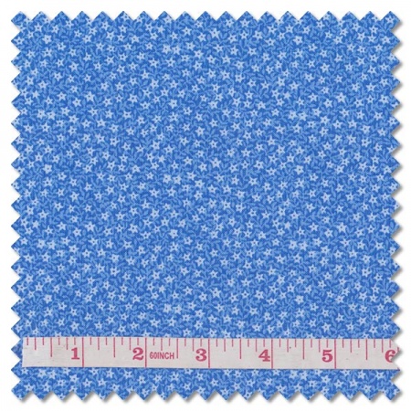 Country Cuttings - starflower blue (per 1/4 metre)