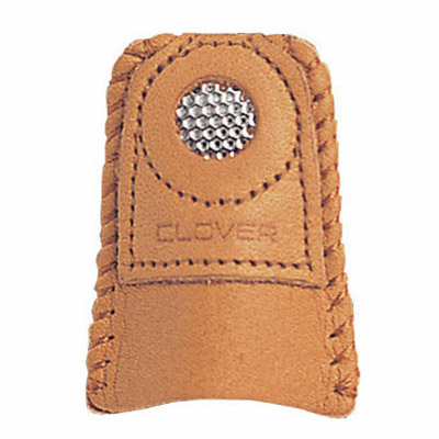 Clover leather coin thimble