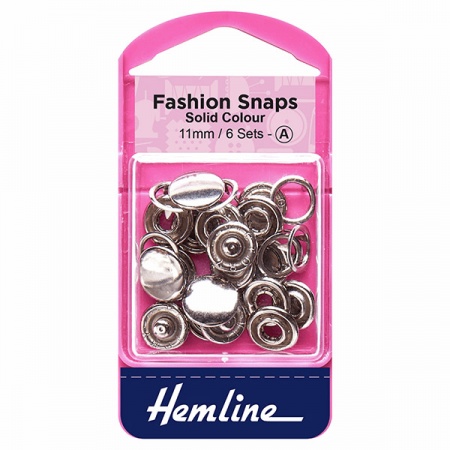 11mm silver fashion snaps