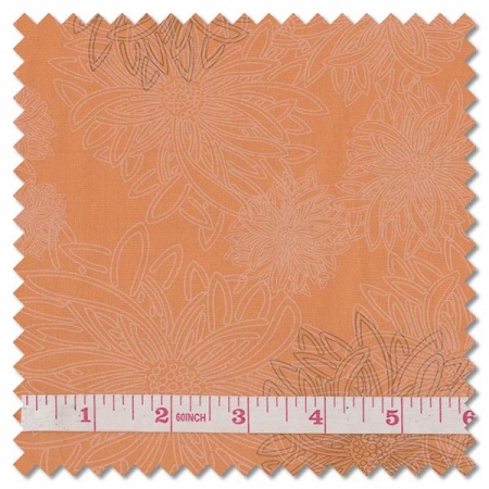 Floral Elements - mocha (per 1/4 metre)